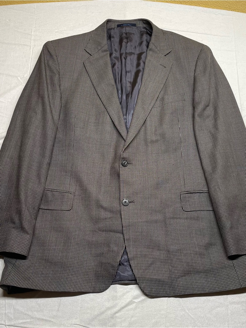 Joseph Abboud Brown Houndstooth Sport Coat